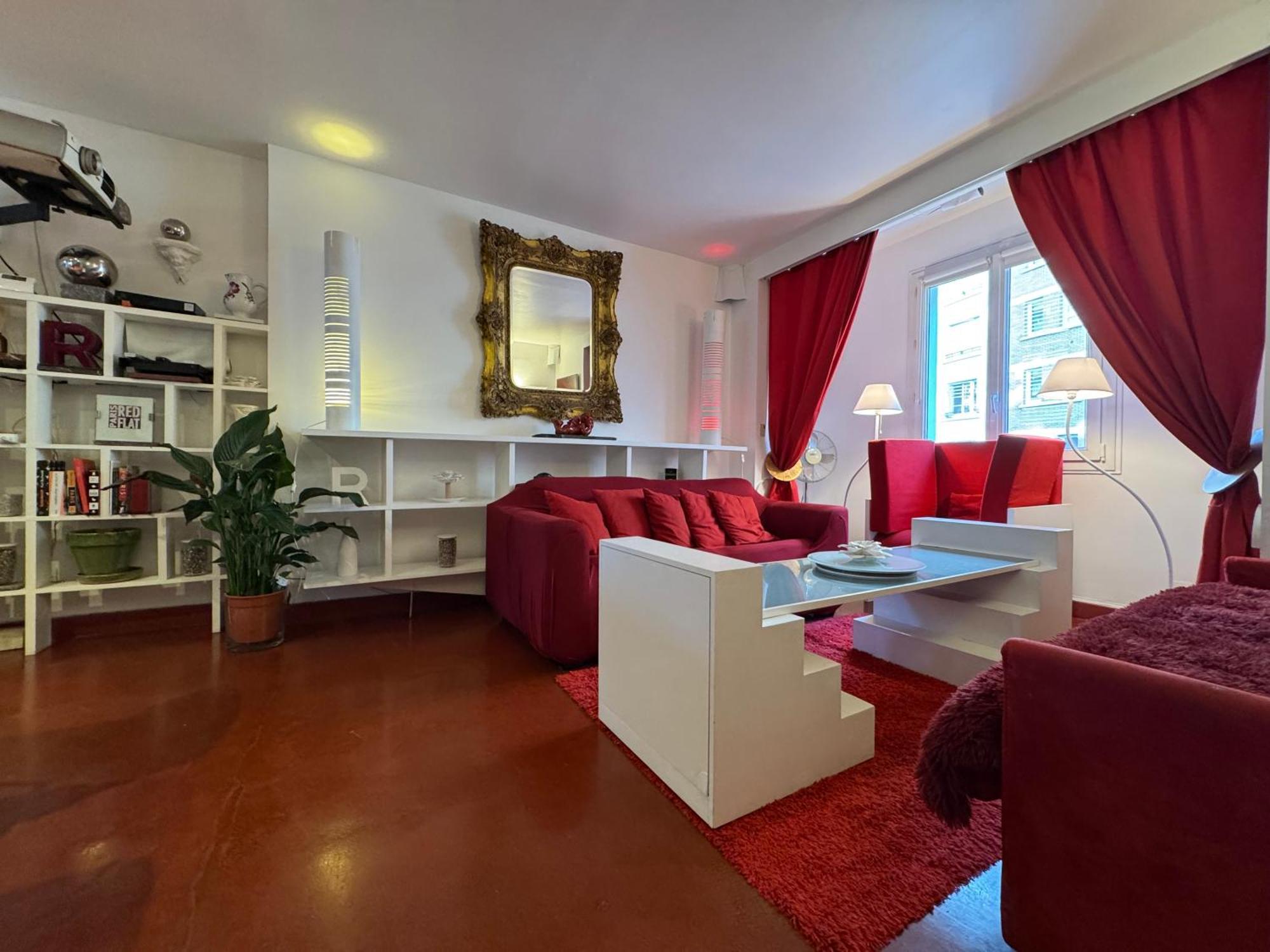 Red Flat Paris Apartment Exterior photo